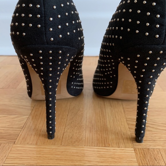 Aldo Studded Stilettos Black Heels - Picture 5 of 8